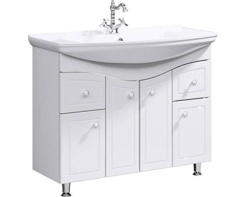 Тумба под раковину Aqwella Франческа 105 FR0110 Белая