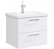 Тумба под раковину Aqwella Манчестер 60 MAN01062 подвесная Белый глянец