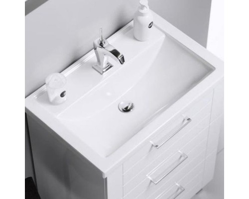 Тумба под раковину Aqwella Манчестер 100 MAN01103 Белый глянец