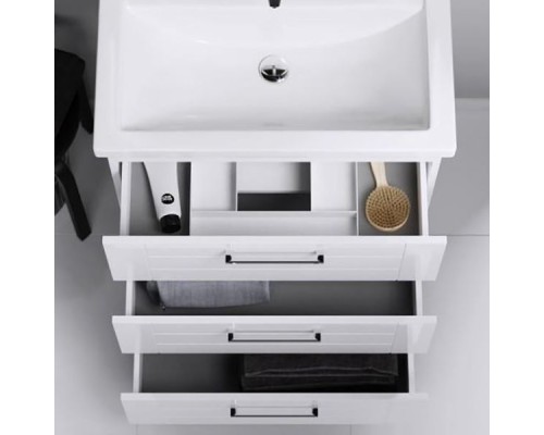 Тумба под раковину Aqwella Манчестер 100 MAN01103 Белый глянец