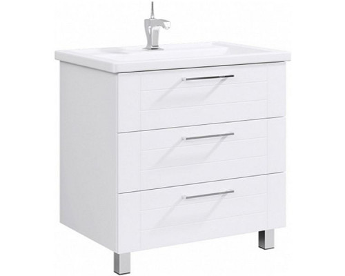 Тумба под раковину Aqwella Манчестер 70 MAN01073 Белый глянец