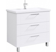 Тумба под раковину Aqwella Манчестер 80 MAN01083 Белый глянец