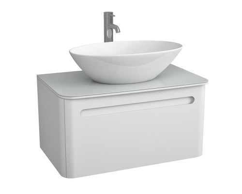 Тумба под раковину Owl 1975 Als 80 OW09.01.00 подвесная Белая