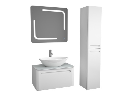 Тумба под раковину Owl 1975 Als 80 OW09.01.00 подвесная Белая