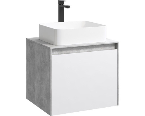 Корпус тумбы под раковину Aqwella 5 Stars Mobi 60 MOB0106BS подвесной Бетон светлый