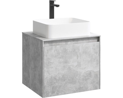 Корпус тумбы под раковину Aqwella 5 Stars Mobi 60 MOB0106BS подвесной Бетон светлый