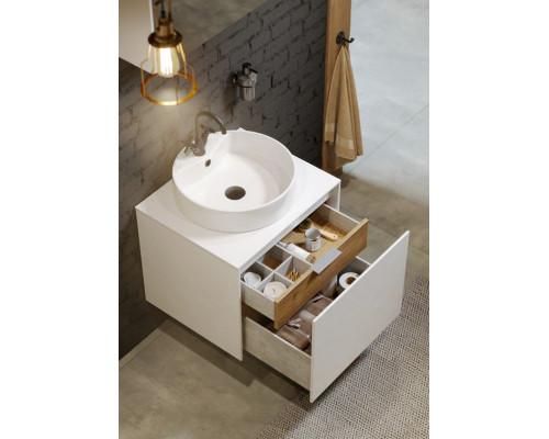 Корпус тумбы под раковину Aqwella 5 Stars Mobi 60 MOB0106BS подвесной Бетон светлый