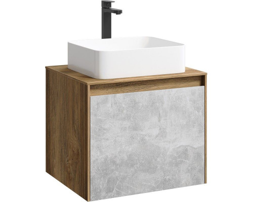 Корпус тумбы под раковину Aqwella 5 Stars Mobi 60 MOB0106DB подвесной Дуб балтийский