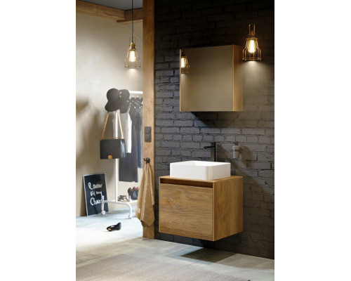 Корпус тумбы под раковину Aqwella 5 Stars Mobi 60 MOB0106DB подвесной Дуб балтийский