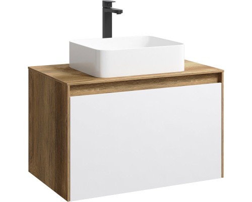 Корпус тумбы под раковину Aqwella 5 Stars Mobi 80 MOB0108DB подвесной Дуб балтийский