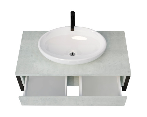 Тумба под раковину 1MarKa Grunge Loft 70П Ц0000015938 подвесная Бетон светлый