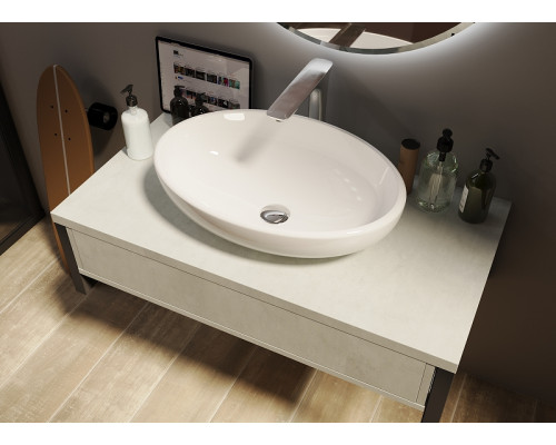 Тумба под раковину 1MarKa Grunge Loft 70П Ц0000015938 подвесная Бетон светлый