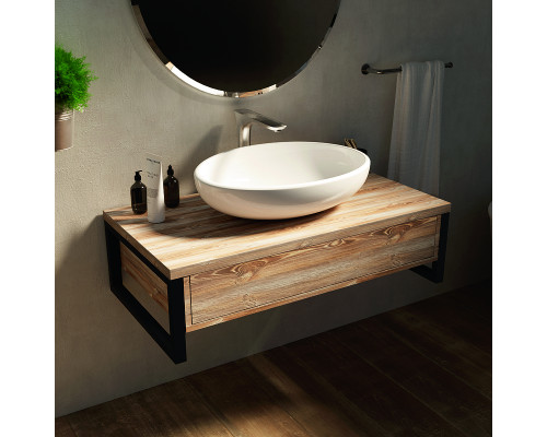 Тумба под раковину 1MarKa Grunge Loft 70П Ц0000015941 подвесная Дуб Намибия