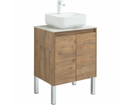 Тумба под раковину Aquanet Nova Lite 60 298849 подвесная Дуб рустикальный