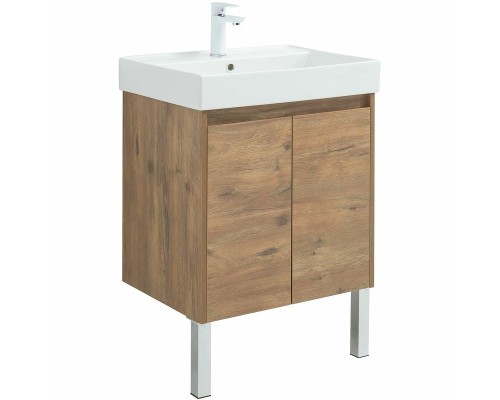 Тумба под раковину Aquanet Nova Lite 60 298849 подвесная Дуб рустикальный