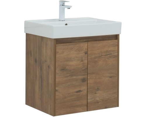 Тумба под раковину Aquanet Nova Lite 60 298849 подвесная Дуб рустикальный