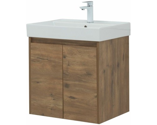 Тумба под раковину Aquanet Nova Lite 60 298849 подвесная Дуб рустикальный