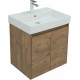 Тумба под раковину Aquanet Nova Lite 60 298849 подвесная Дуб рустикальный