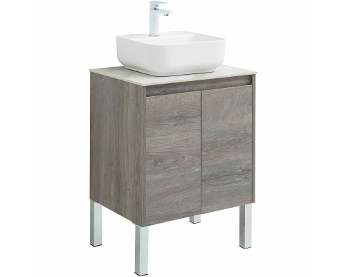 Тумба под раковину Aquanet Nova Lite 60 298848 подвесная Дуб рошелье