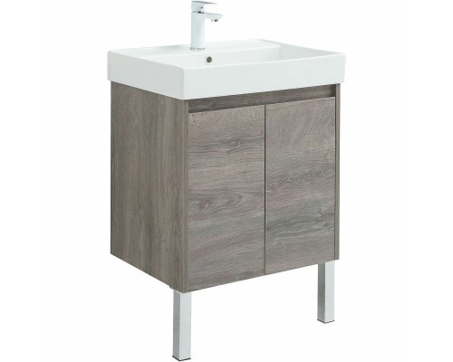 Тумба под раковину Aquanet Nova Lite 60 298848 подвесная Дуб рошелье