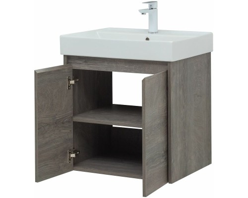 Тумба под раковину Aquanet Nova Lite 60 298848 подвесная Дуб рошелье