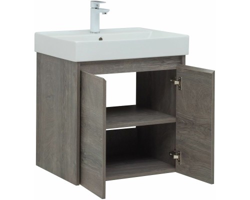 Тумба под раковину Aquanet Nova Lite 60 298848 подвесная Дуб рошелье