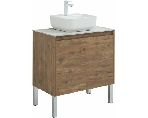 Тумба под раковину Aquanet Nova Lite 75 298852 подвесная Дуб рустикальный