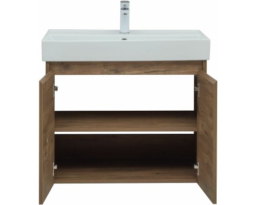 Тумба под раковину Aquanet Nova Lite 75 298852 подвесная Дуб рустикальный