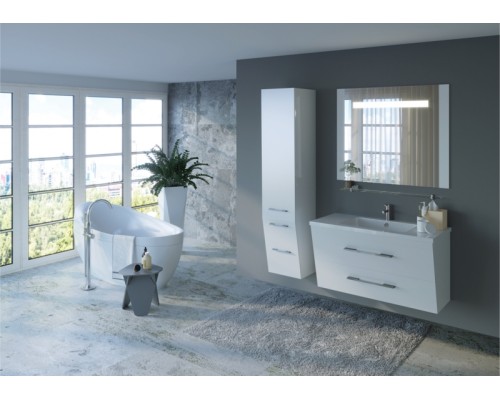 Тумба под раковину Bellezza Берта 75 4635212510014 подвесная Белая