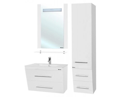 Тумба под раковину Bellezza Берта 75 4635212510014 подвесная Белая