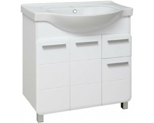 Тумба под раковину Runo Эрика 80 УТ000003319 Белая