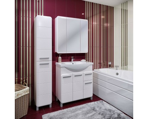 Тумба под раковину Runo Эрика 80 УТ000003319 Белая