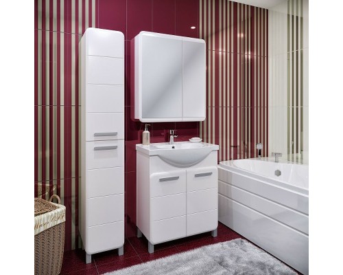 Тумба под раковину Runo Эрика 70 УТ000003318 Белая