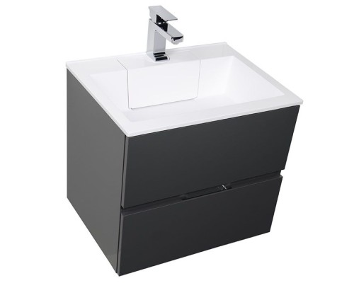 Тумба под раковину Aquanet Алвита 100 240112 подвесная Серый антрацит