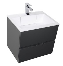 Тумба под раковину Aquanet Алвита 90 240111 подвесная Серый антрацит