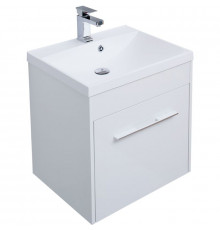 Тумба под раковину Aquanet Августа 58 210026 подвесная Белая