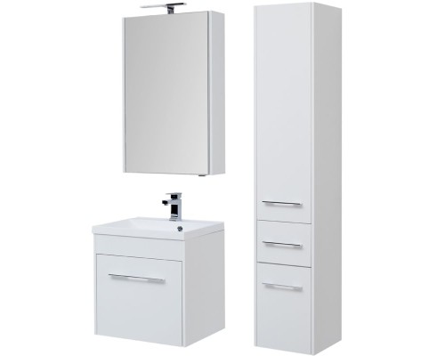 Тумба под раковину Aquanet Августа 58 210026 подвесная Белая