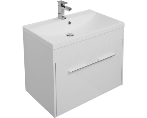 Тумба под раковину Aquanet Августа 75 210028 подвесная Белая