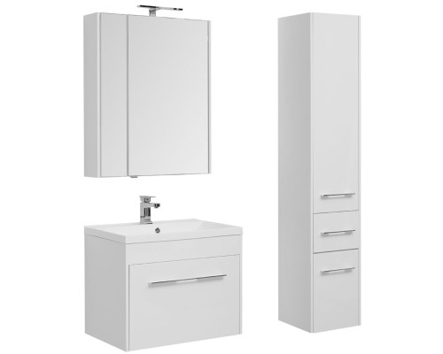 Тумба под раковину Aquanet Августа 75 210028 подвесная Белая