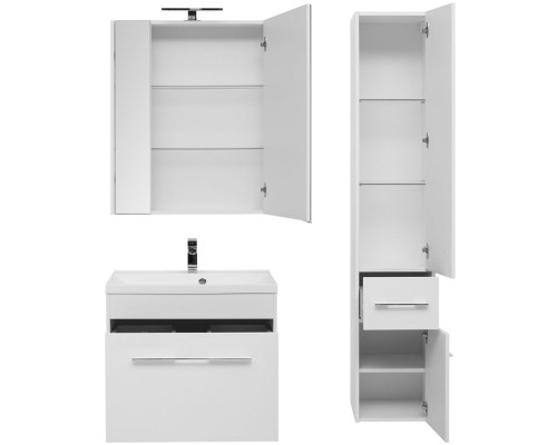 Тумба под раковину Aquanet Августа 75 210028 подвесная Белая