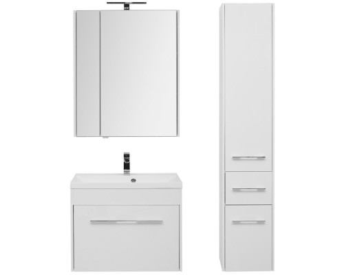 Тумба под раковину Aquanet Августа 75 210028 подвесная Белая