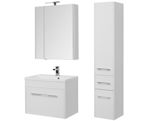 Тумба под раковину Aquanet Августа 75 210028 подвесная Белая