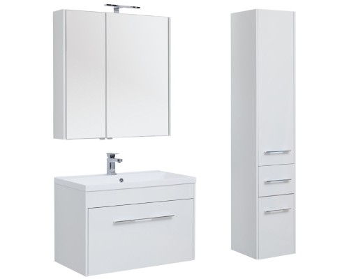 Тумба под раковину Aquanet Августа 90 210030 подвесная Белая