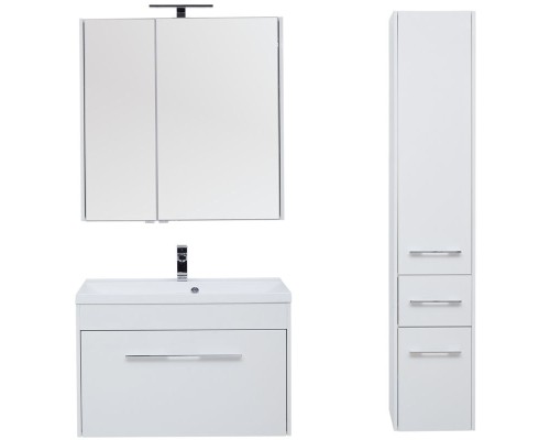 Тумба под раковину Aquanet Августа 90 210030 подвесная Белая