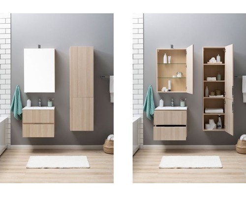 Тумба под раковину Aquanet Алвита 60 182734 подвесная Ясень коимбра