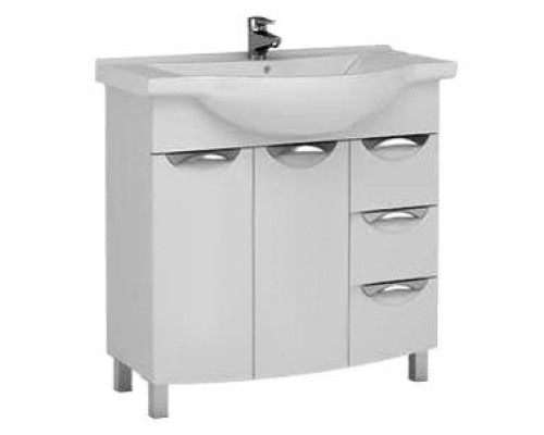 Тумба под раковину Aquanet Асти 85 177786 Белая