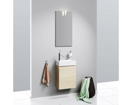 Тумба под раковину Aqwella Леон 40 Ln-MP.01.04/DS подвесная Дуб сонома
