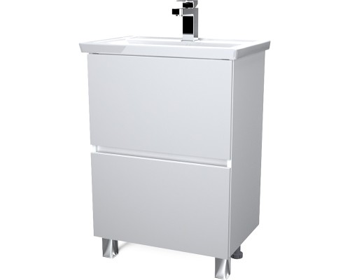 Тумба под раковину 1MarKa Aris 70 У76054 Белая глянцевая