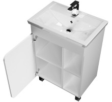 Тумба под раковину 1MarKa Nuvo 60 У76055 Белая глянцевая