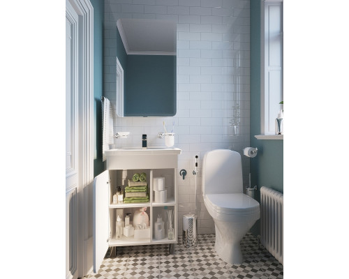 Тумба под раковину 1MarKa Nuvo 70 У76056 Белая глянцевая